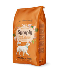 Thumbnail for Symply Fresh Chicken Adult Large Breeds Dry Dog Food - 12kg