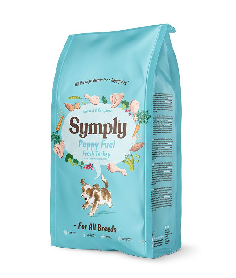 Symply Puppy Fuel Fresh Turkey All Breeds Dry Dog Food - 2kg