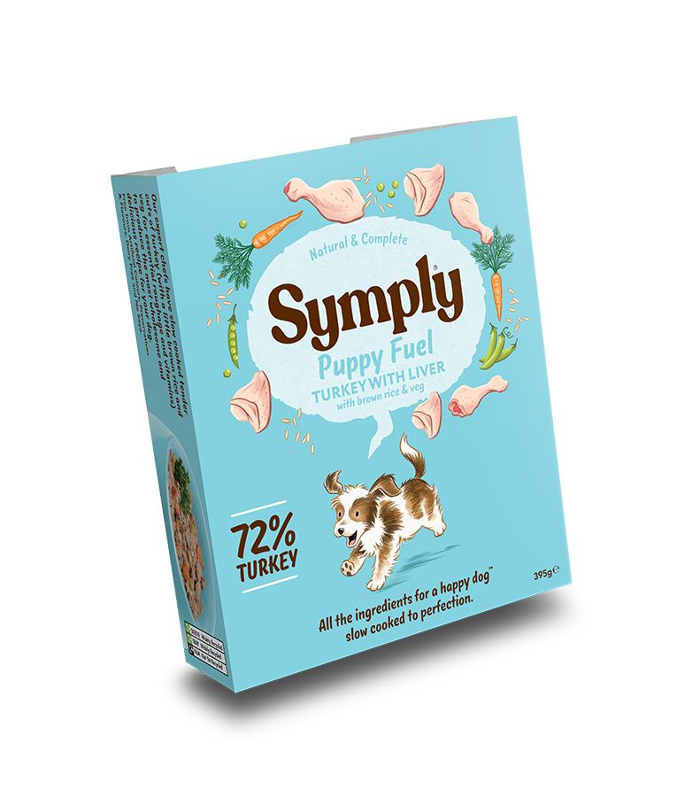 Symply Puppy Fuel Turkey with Liver Wet Dog Food 395g - 395g