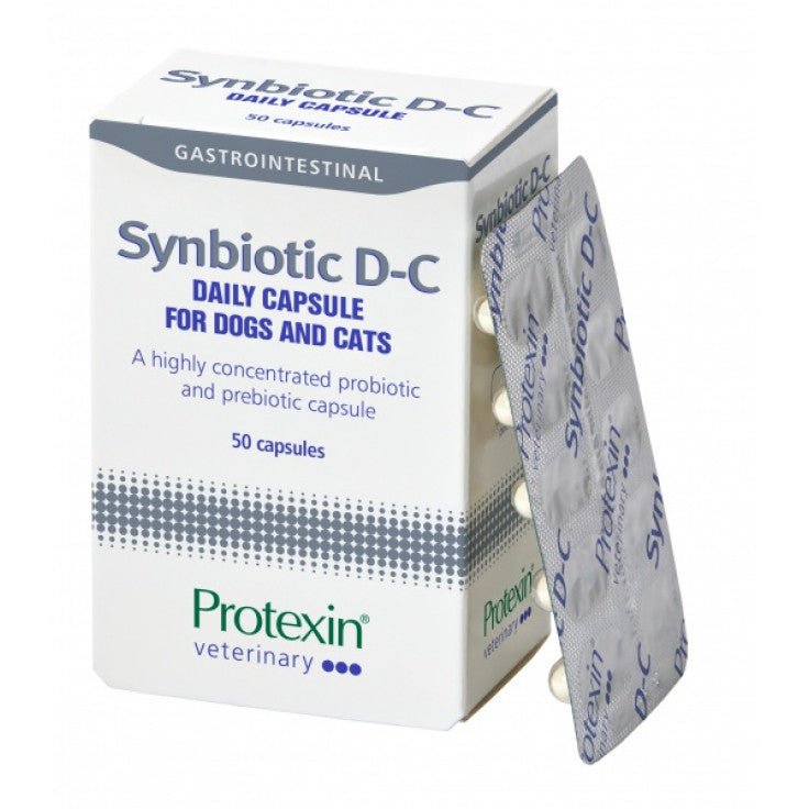 Synbiotic D-C for Dogs & Cats, 50 Capsules - Market
