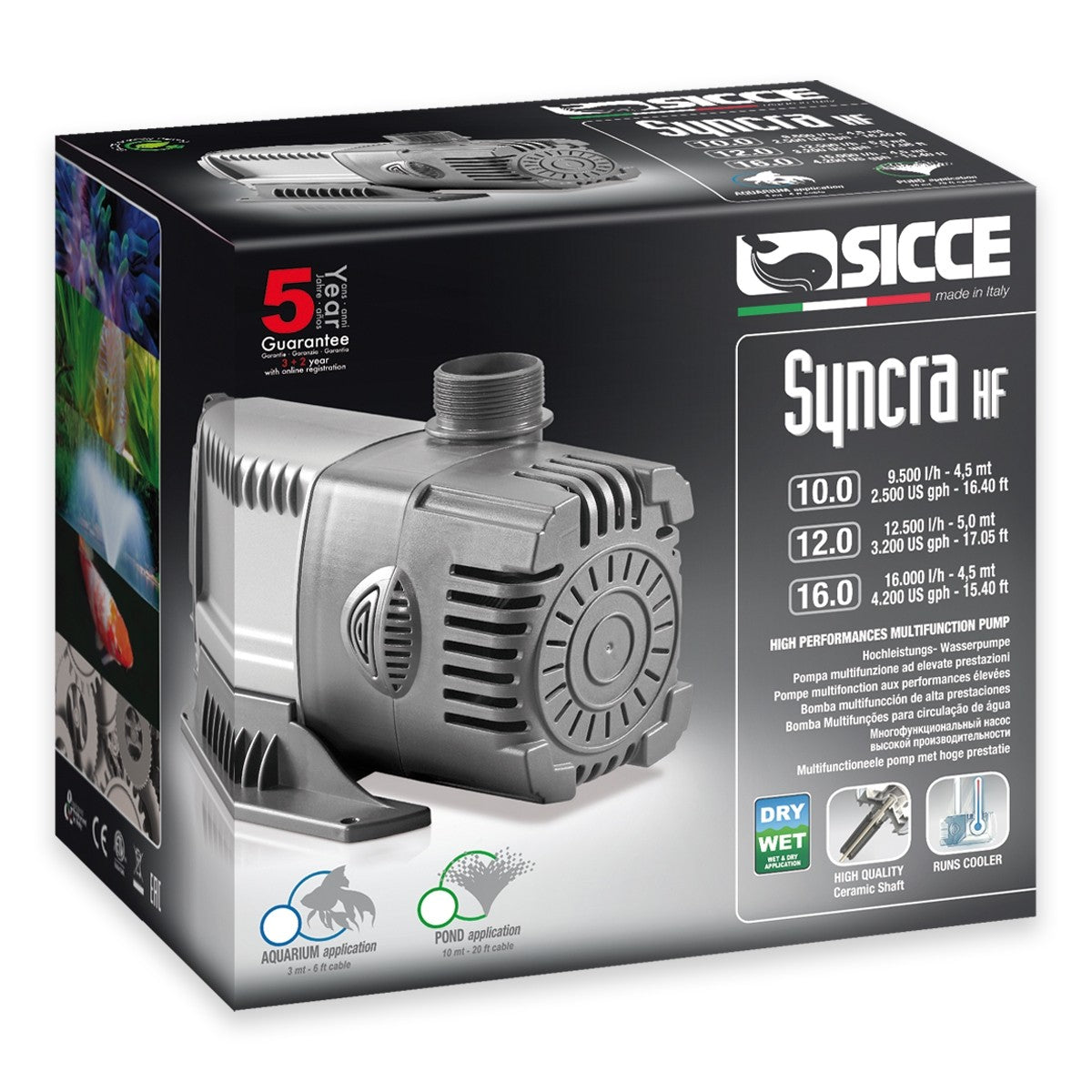 Syncra HF Pump 12.0 - 12500l/h