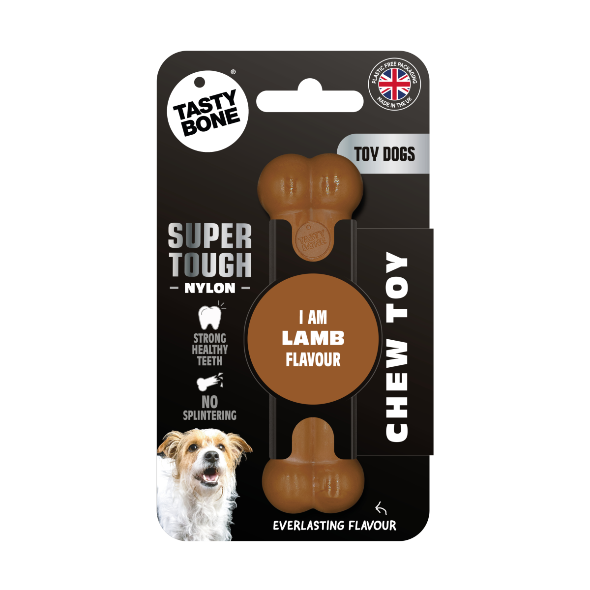 TastyBone Nylon Toy Dog - Lamb