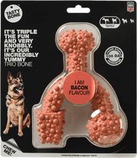 Thumbnail for TastyBone Nylon Trio Large Dog - Bacon