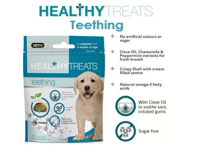 Healthy Treats Teething for Puppies 50g - 50G
