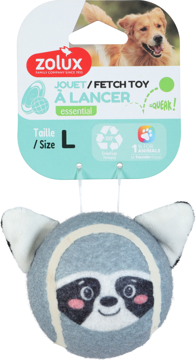 Tennis Ball Raccoon Large