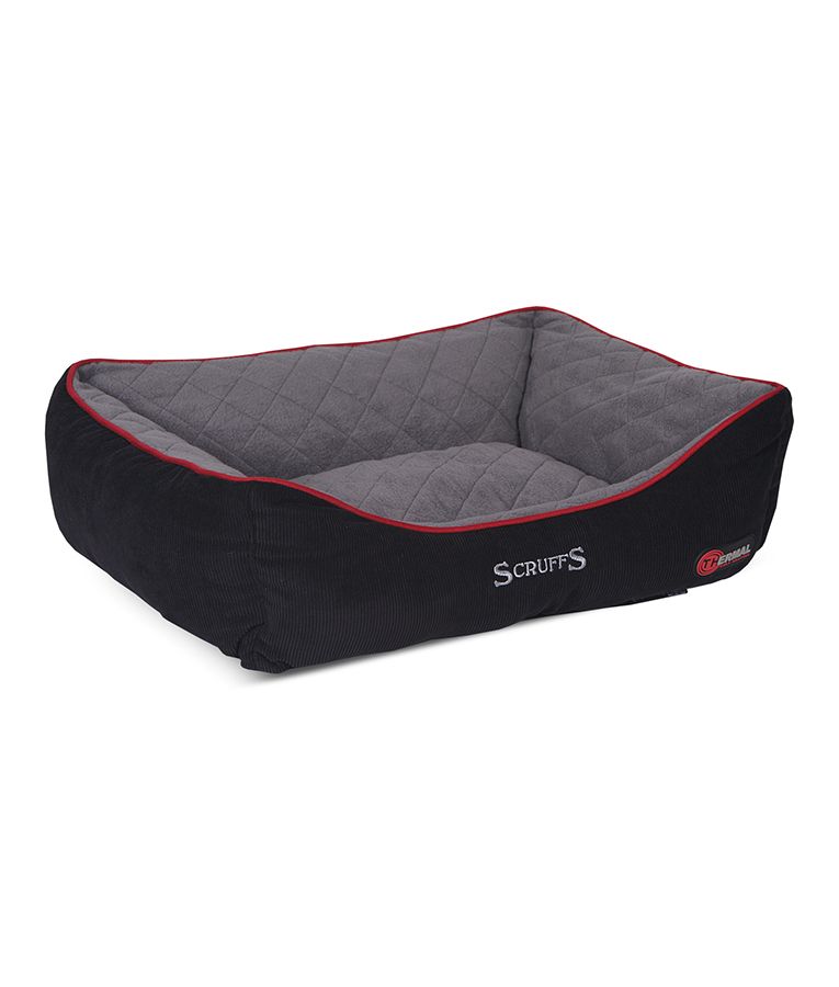 Scruffs Thermal Box Dog Bed - BLACK Large