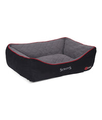 Thumbnail for Scruffs Thermal Box Dog Bed - BLACK Large