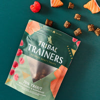 Thumbnail for Tribal Trainers Trout Quinoa & Raspberry Dog Treats 80g - 80g