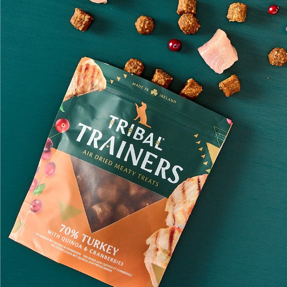 Tribal Trainers Turkey Quinoa & Cranberry Dog Treats 80g - 80g