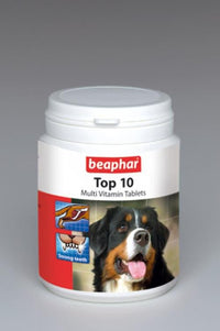 TOP 10 DOG MULTI-VITAMINS 180 TAB