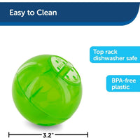 PetSafe SlimCat Interactive Feeder Ball Cat Toy - Green
