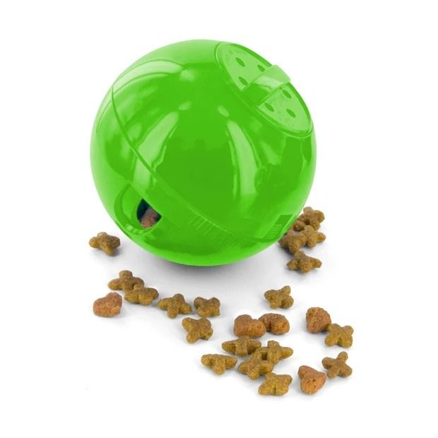 PetSafe SlimCat Interactive Feeder Ball Cat Toy - Green