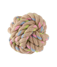 Thumbnail for Beco Pets Hemp Rope Chunky Ball Dog Toy - LARGE