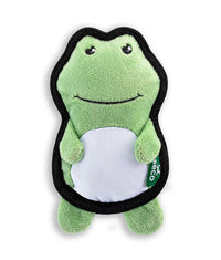 Thumbnail for Beco Pets Rough & Tough Frog Recycled Dog Toy - Green Small