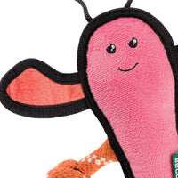 Thumbnail for Beco Pets Rough & Tough Lobster Recycled Dog Toy - PINK MEDIUM
