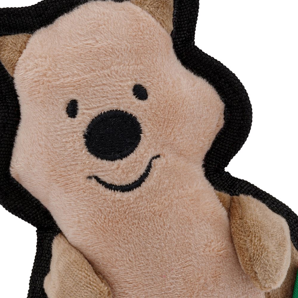 Beco Pets Rough & Tough Quokka Recycled Dog Toy - Brown Small