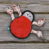 Thumbnail for Beco Pets Rough & Tough Spider Recycled Dog Toy - RED MEDIUM