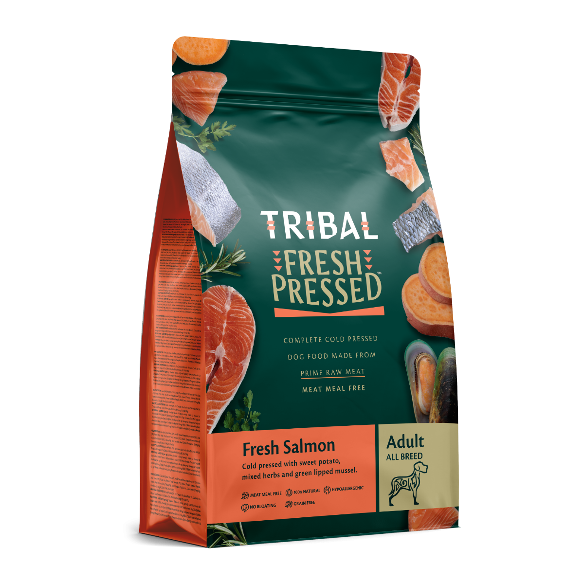 Tribal Fresh Pressed Complete Fresh Salmon Adult Dry Dog Food - 12kg