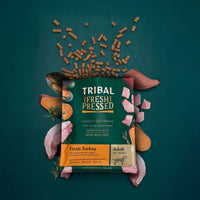 Thumbnail for Tribal Fresh Pressed Complete Fresh Turkey Adult Dry Dog Food - 2.5kg