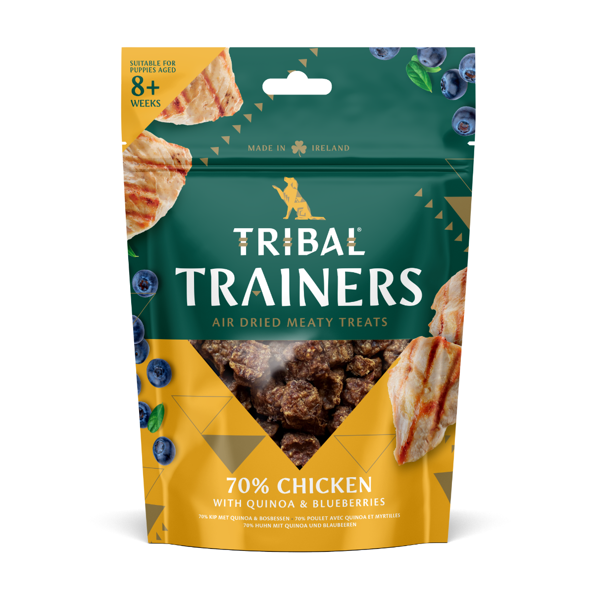 Tribal Trainers Chicken Quinoa & Blueberry Dog Treats 80g - 80g
