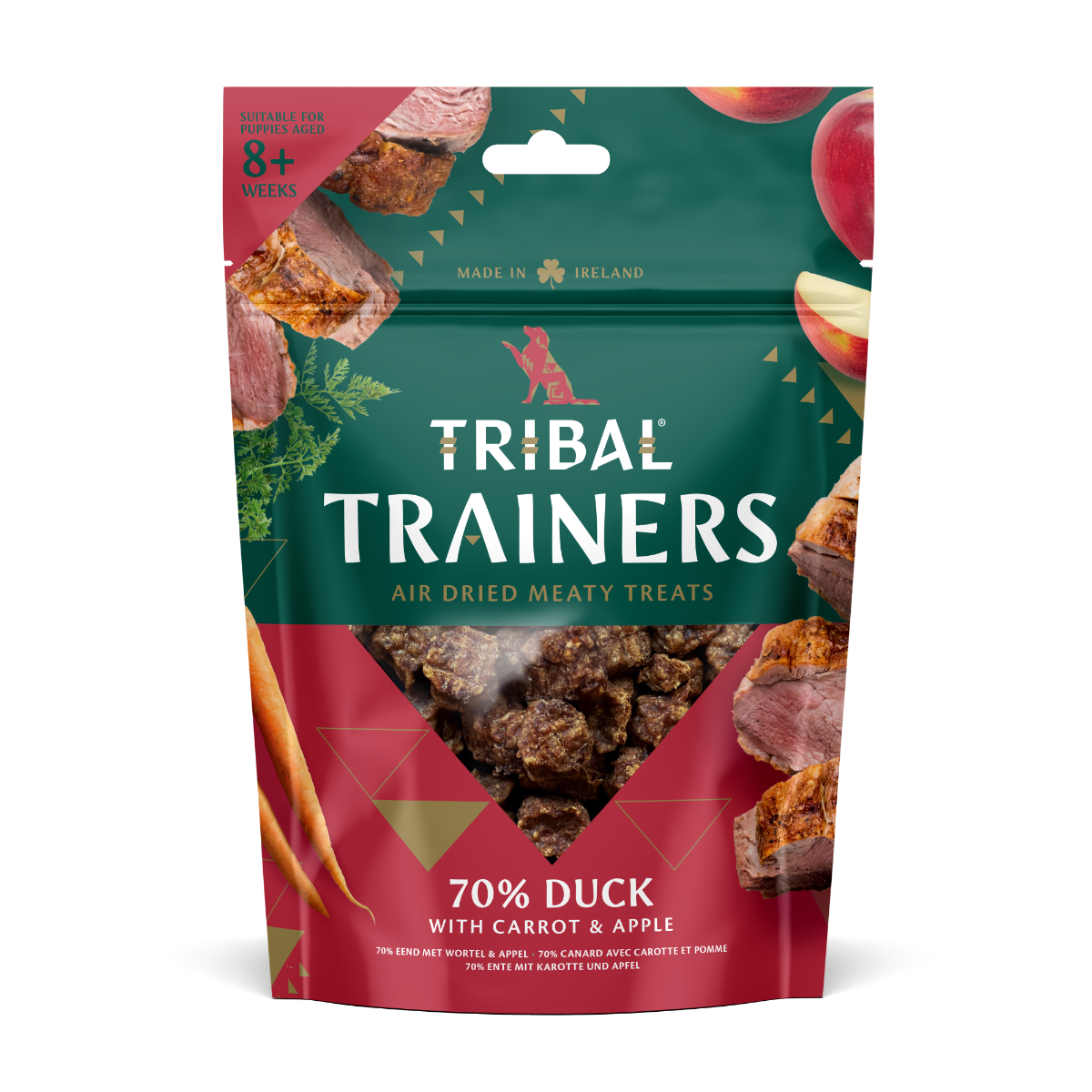 Tribal Trainers Duck Carrot & Apple Dog Treats 80g - 80g