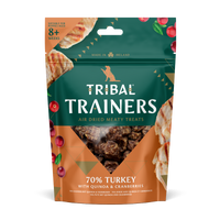 Thumbnail for Tribal Trainers Turkey Quinoa & Cranberry Dog Treats 80g - 80g