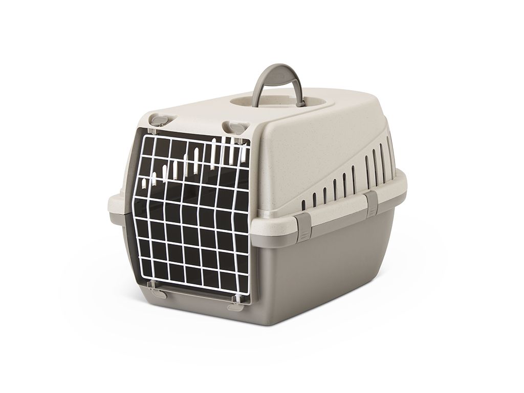 Savic Trotter 1 Happy Planet Pet Transport Box  - GREY 1