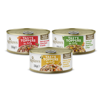 Applaws Taste Toppers in Jelly Selection Wet Dog Food 8 x 156g Tins -