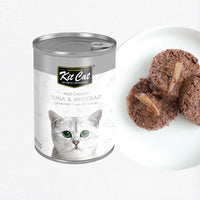 Thumbnail for Kit Cat Wild Caught Tuna with Whitebait Canned Cat Food 400g