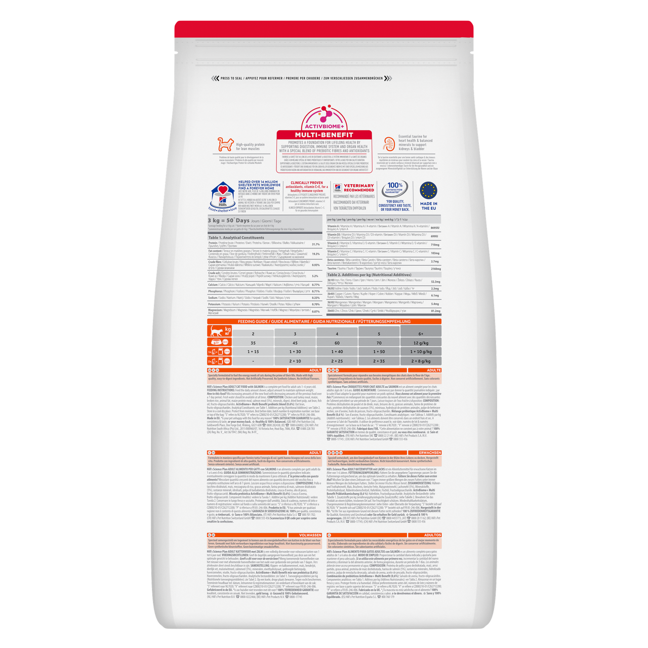Hill’s Science Plan Adult Cat Food With Salmon (3kg)