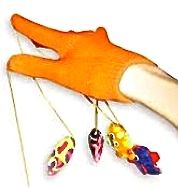 Flamingo Edward Glove with Mice Cat Toy - OS