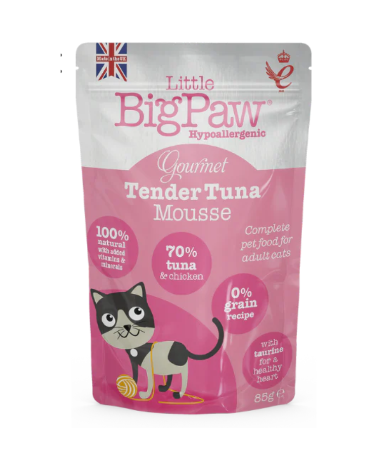 Little BigPaw Gourmet Atlantic Tuna Mousse Wet Cat Food 85g - 85G