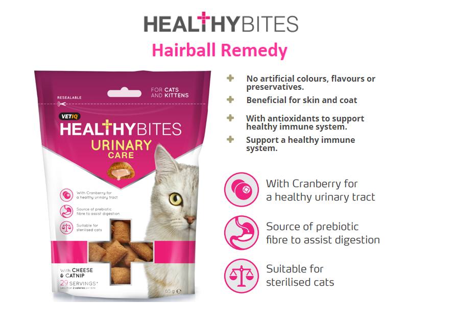 Healthy Bites Urinary Care Cat & Kitten Treats 65g - 65G