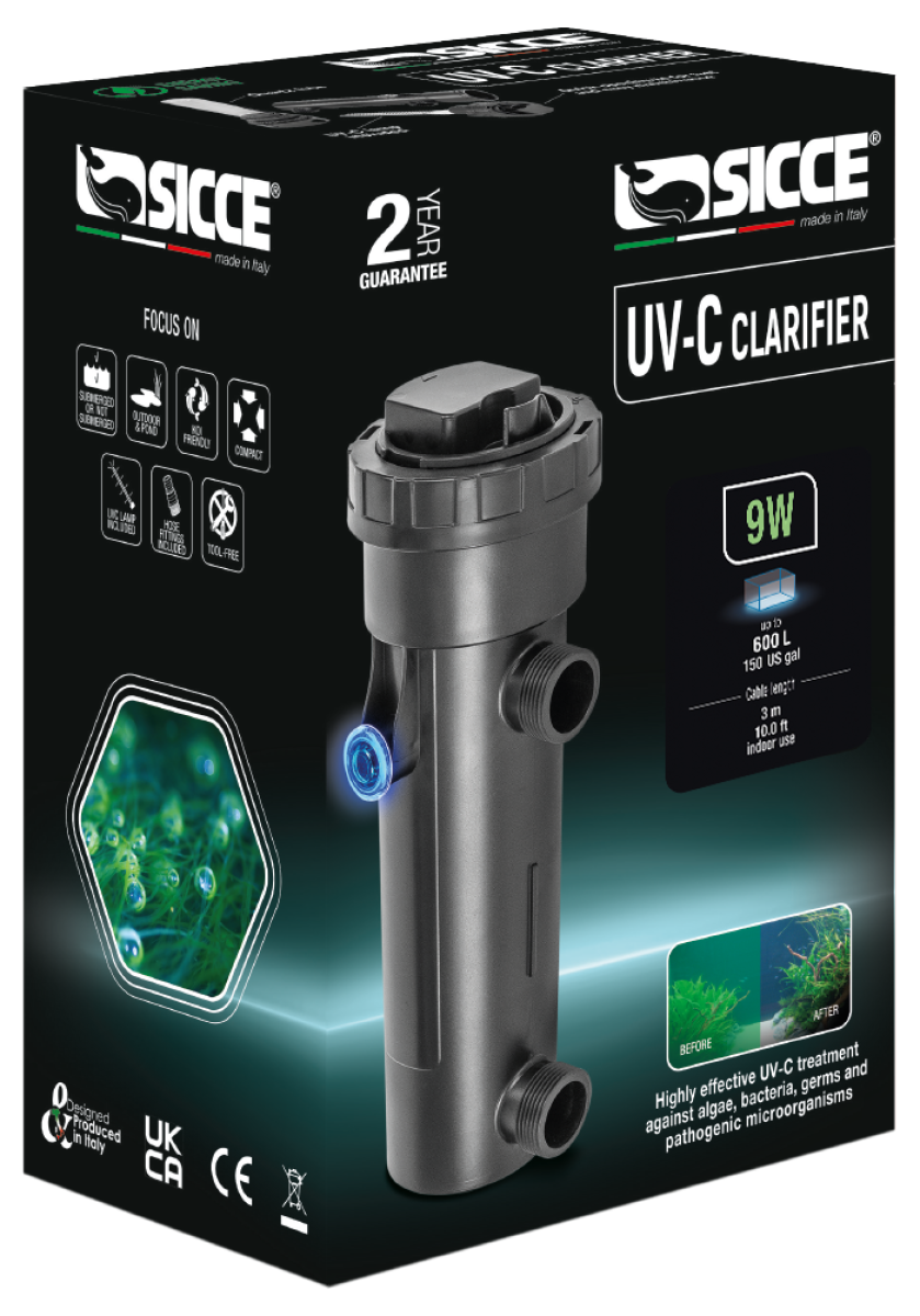 UV-C Clarifier 9W, 3m