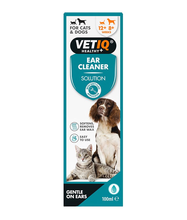 VetiQ Dog & Cat Ear Cleaner 100ml - 100ML