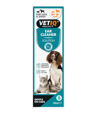 Thumbnail for VetiQ Dog & Cat Ear Cleaner 100ml - 100ML