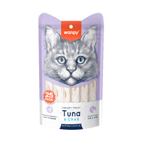 Thumbnail for Wanpy Creamy Lickable Cat Treats – Tuna & Crab (14g x 25pc)