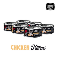 Thumbnail for Wet Food for Kittens Chicken, 6 x 100 g cans