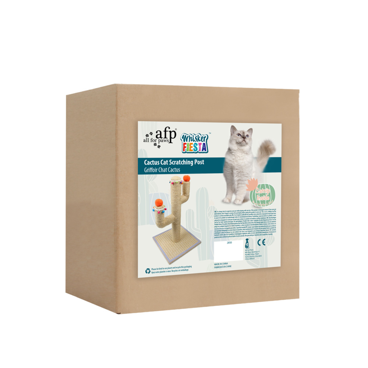 Whisker Fiesta - Cactus Cat Scratching Post