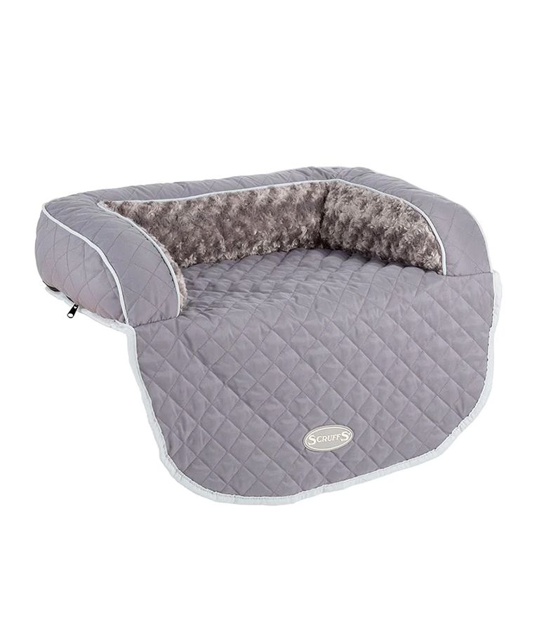 Scruffs Wilton Sofa Dog Bed - Grey Large