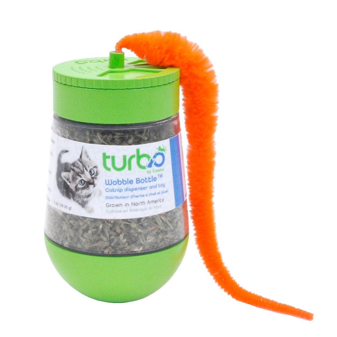 Turbo Wobble Bottle Catnip Cat Toy