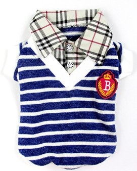 Dog Wool Attractive Shirt - L - blue