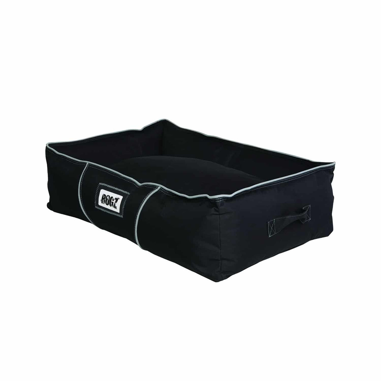 Rogz Lekka Cushioned Dog Bed - BLACK Medium