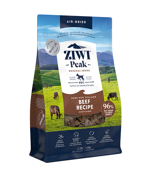 ZIWI Peak Air-Dried Beef Recipe Dry Dog Food - 4KG