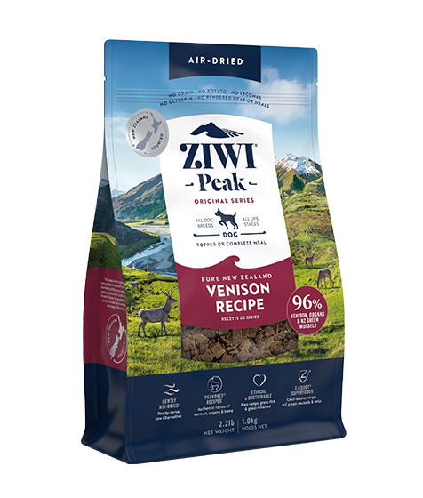 ZIWI Peak Air-Dried Venison Recipe Dry Dog Food - 2.5KG