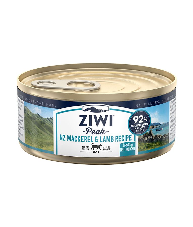 ZIWI Peak Mackerel & Lamb Recipe Wet Cat Food - 185G